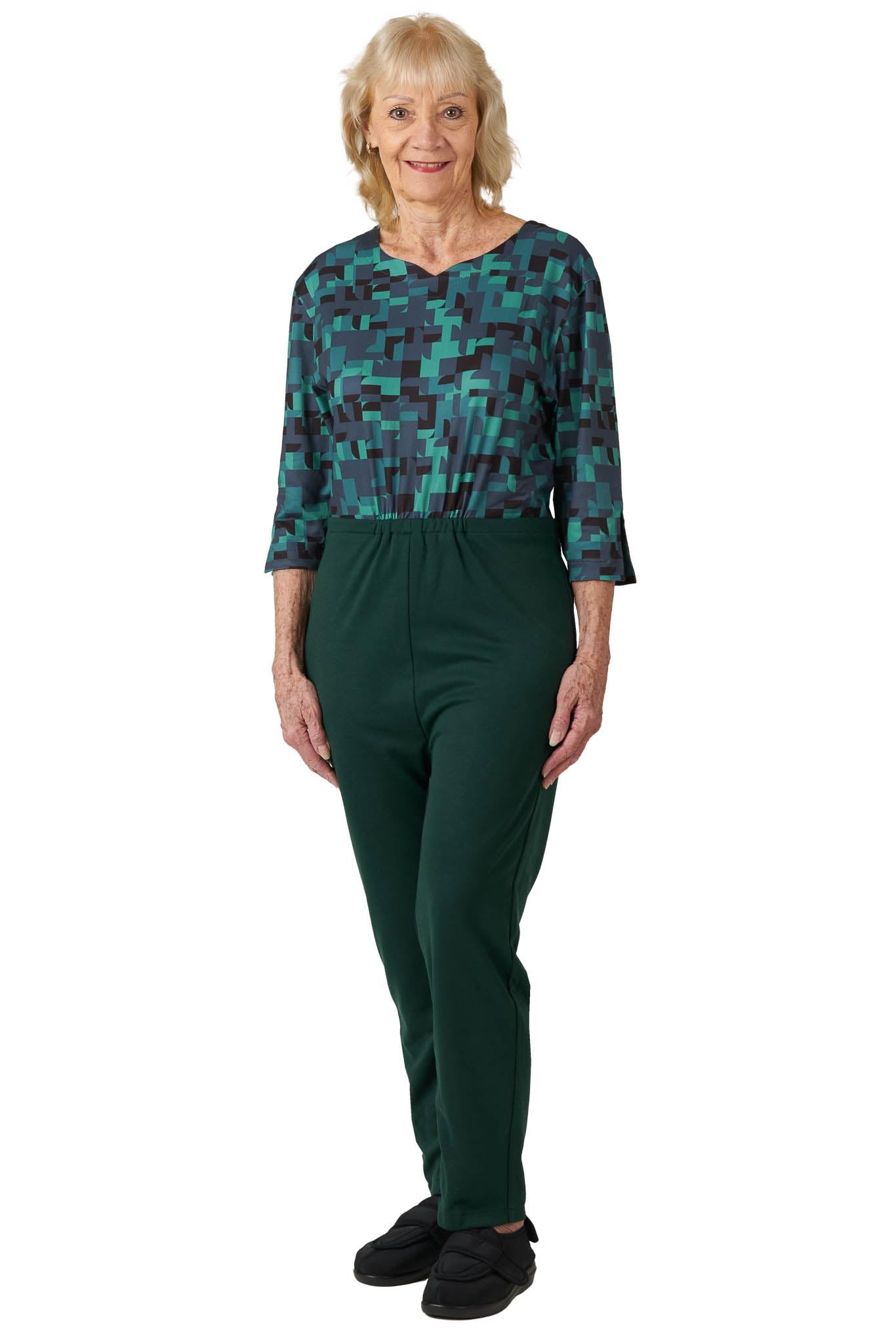 Ovidis Daytime Dementia Clothing - Alzheimers Anti-Strip Jumpsuit - Onesie for Elderly Women - Bella Hummingbird S