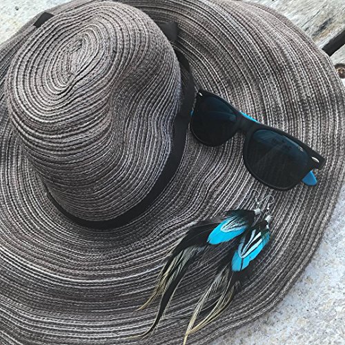 Feather Earrings Handmade Natural Lightweight Long Feather Dangle Earrings For Women Girls Valentine's Day Mother's Day Gift #TOP5