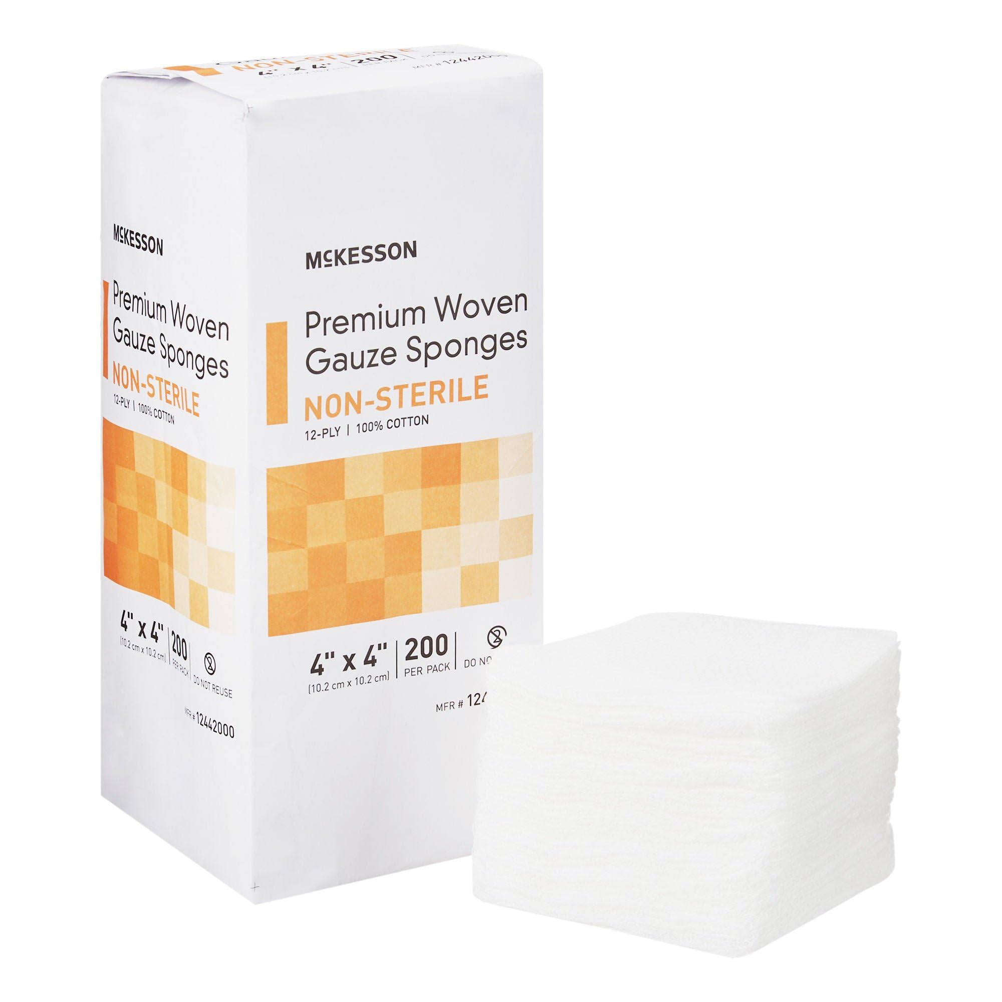 McKesson Premium Woven Gauze Sponges, Non-Sterile, Cotton, 2 x 2 in, 1 pk — Amazon image 10
