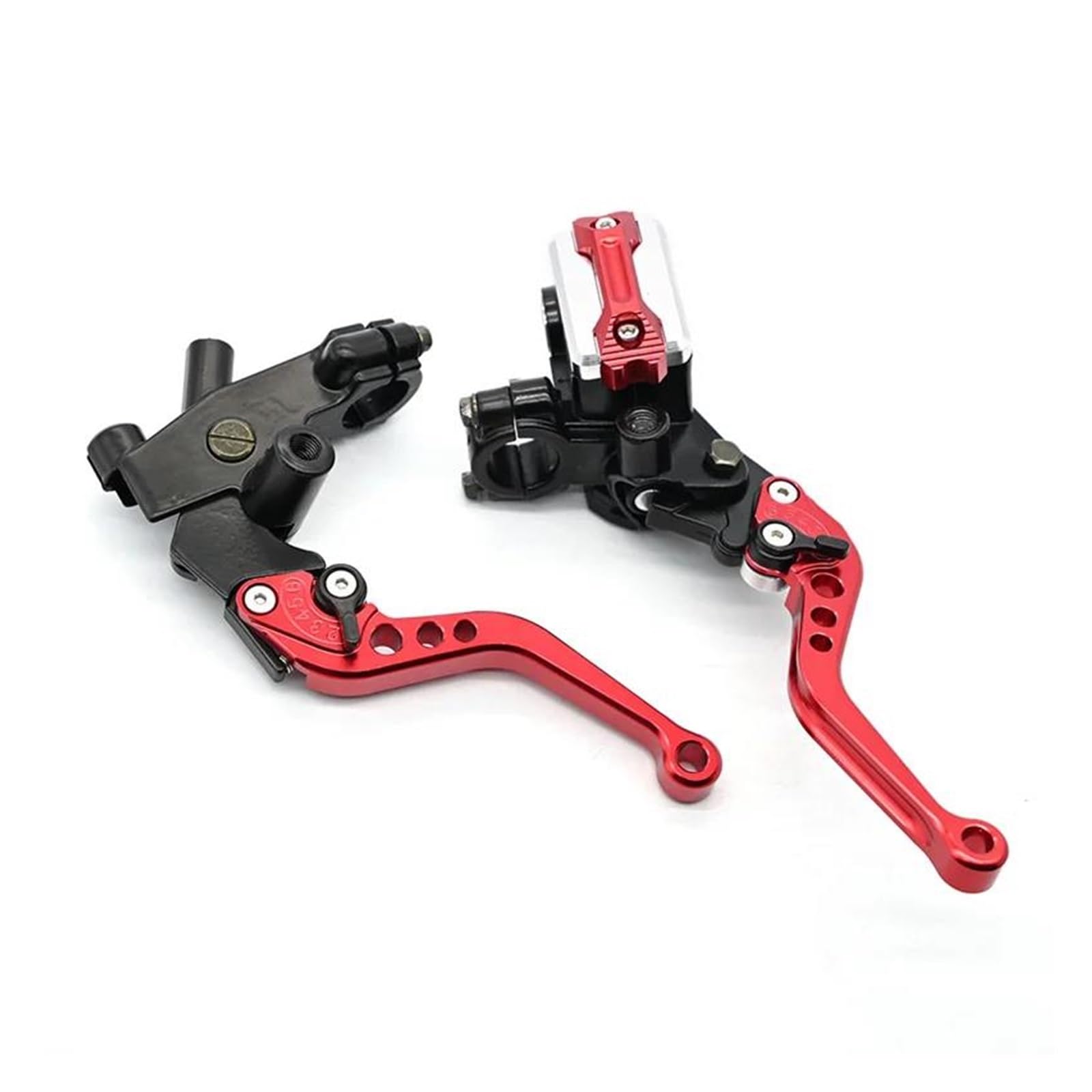 KVKQMLFEAW Motorbike Hand Levers 7/8" 22mm for Scooter Sport Dirt Bike Motorcycle Brake Clutch Levers Handlebar Moto Brake Master Cylinder Lever Clutch Reservoir Handlebar Brake Lever(4)