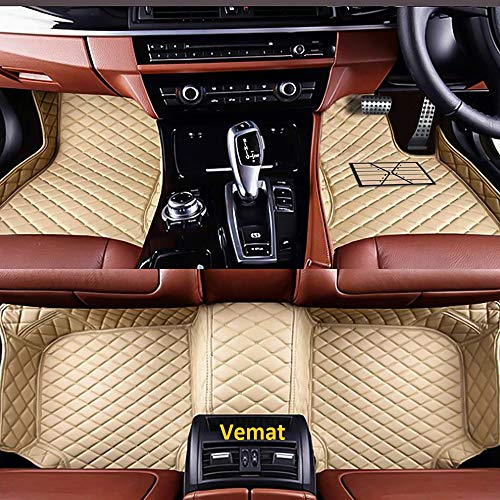 Tapis de Sol de Voiture en Simili Cuir pour Jaguar XK 2010-2013