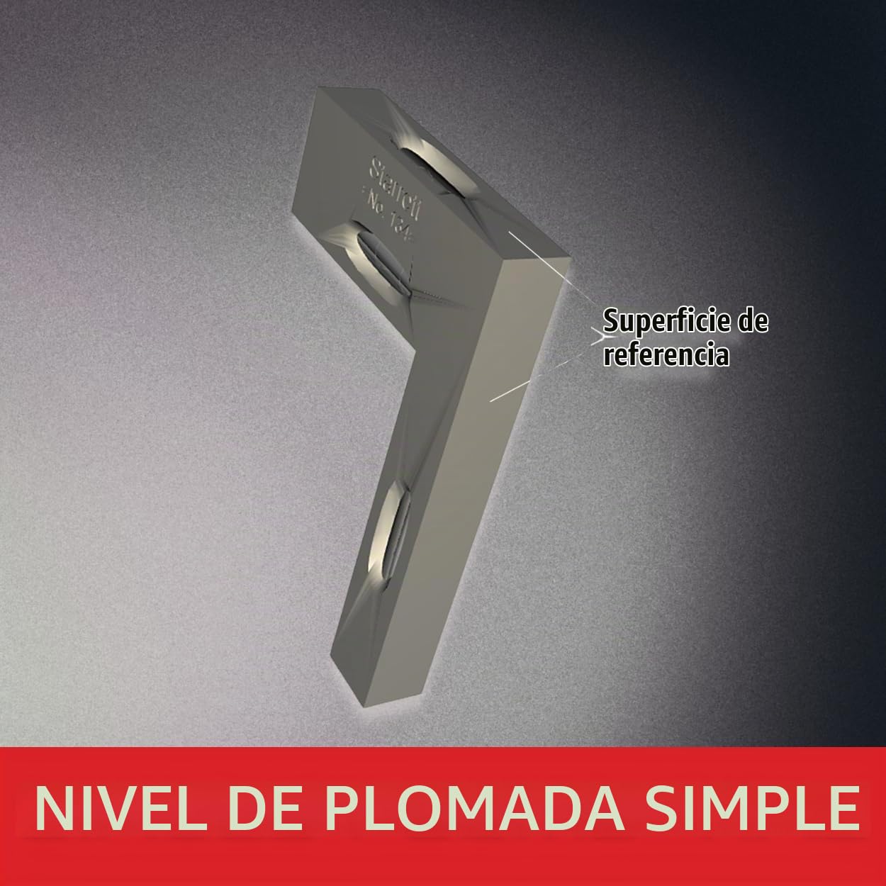 Starrett 134 - Nivel de aluminio