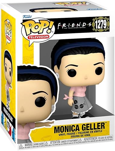Miniatura 3 de Funko POP! TV: Friends - Camarera Monica Geller - 1/6 probabilidades para variante de persecución rara - Figura de vinilo coleccionable - Idea de