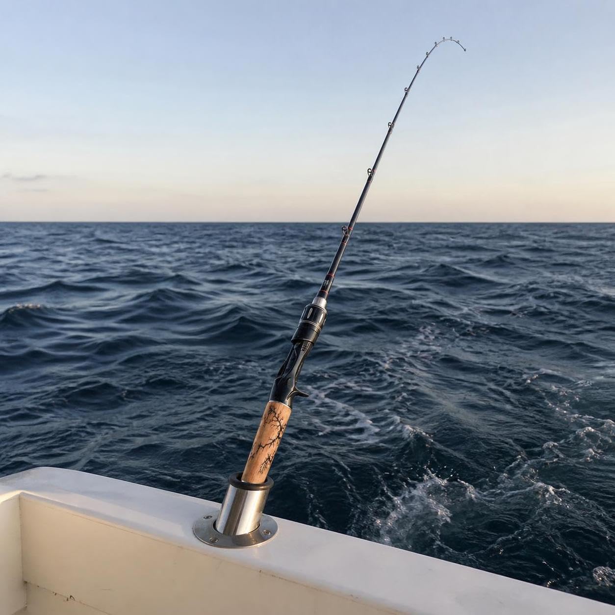 Canna da Pesca per Esche MH Hard | Impugnatura in legno, Canna da Lurecasting, Sessioni di pesca costiera, Per Pescatori Avventurosi