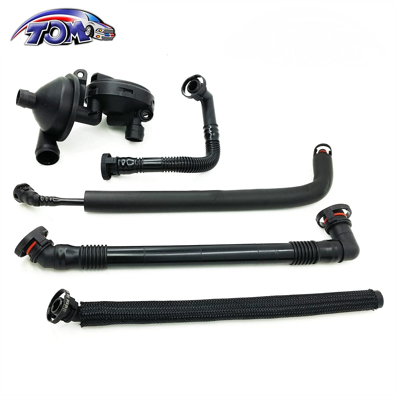 PCV Crankcase Vent Valve & Breather Hose Kit For BMW E46 Z4 X3 3 Series 325i 330