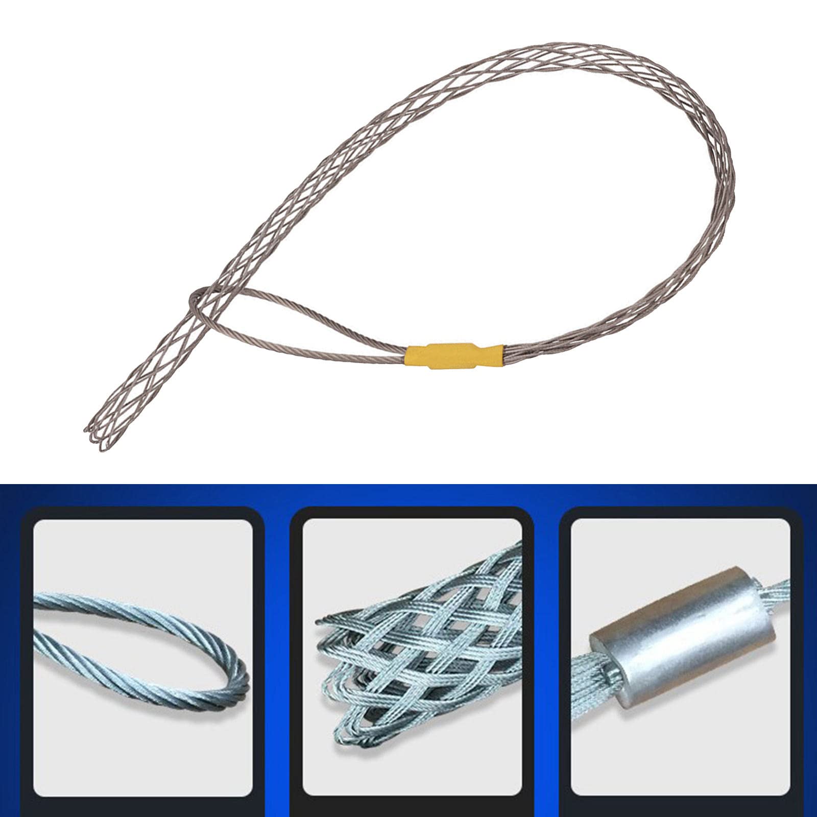 oshhni 1 Stück Drahtkabel Elektrische Antislip Kabelzubehör, Gewebter Kabelmantel Flexibel, Kabelhülle Gute Flexibilität, Kabelschlauch Zuschneidbar für Dekorationshäuser Hause Büro - 18-25mm