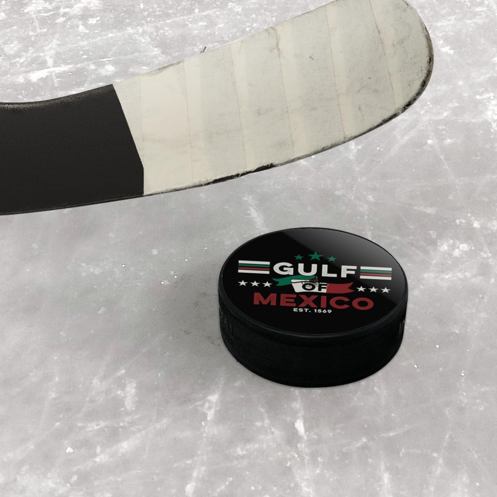 GRAPHICS & MORE Gulf of Mexico Est. 1569 Ice Hockey Puck