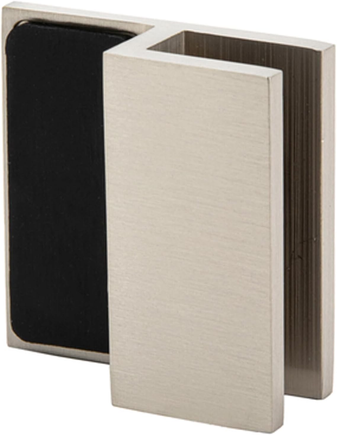 FHC SQDS1BN Square Swinging Shower Door Stop - Brushed Nickel