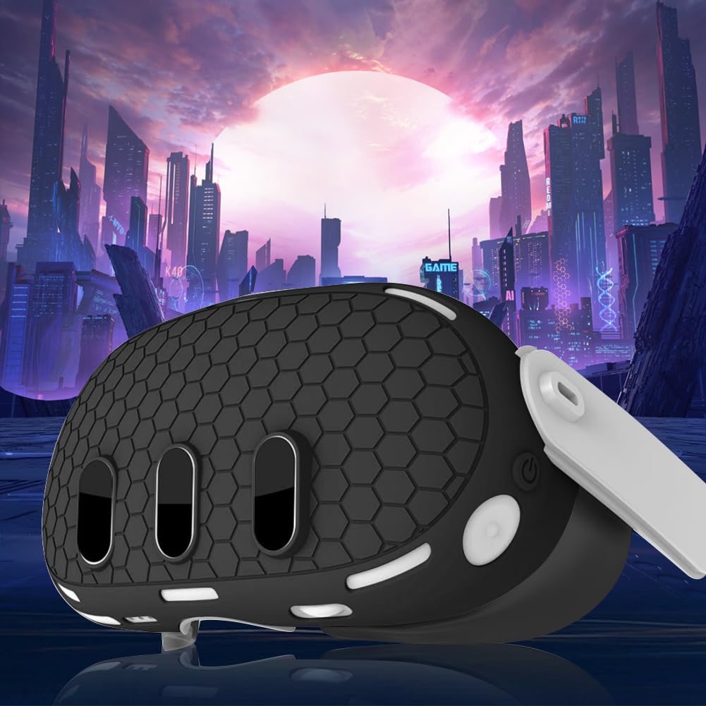 7 pezzi Set di coperture protettive Cinghia for la testa RGB Copertura for guscio Copertura for il viso Manopole for controller Copertura Protezione for lenti Coperture for joystick