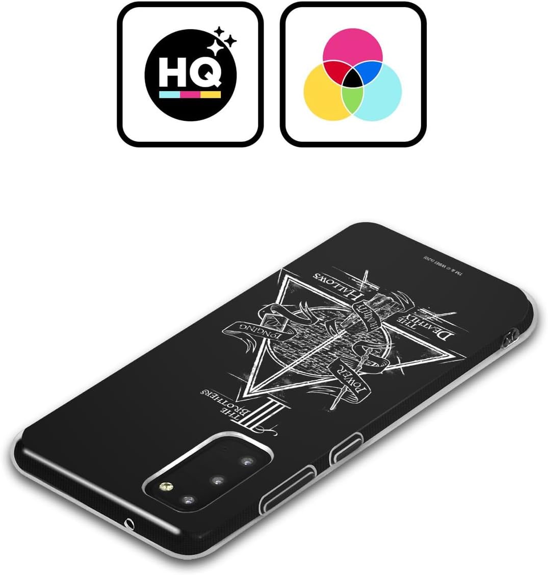 Head Case Designs Officially Licensed Harry Potter Triangle Symbol Deathly Hallows XIV Soft Gel Case Compatible with Samsung Galaxy A01 Core (2020)