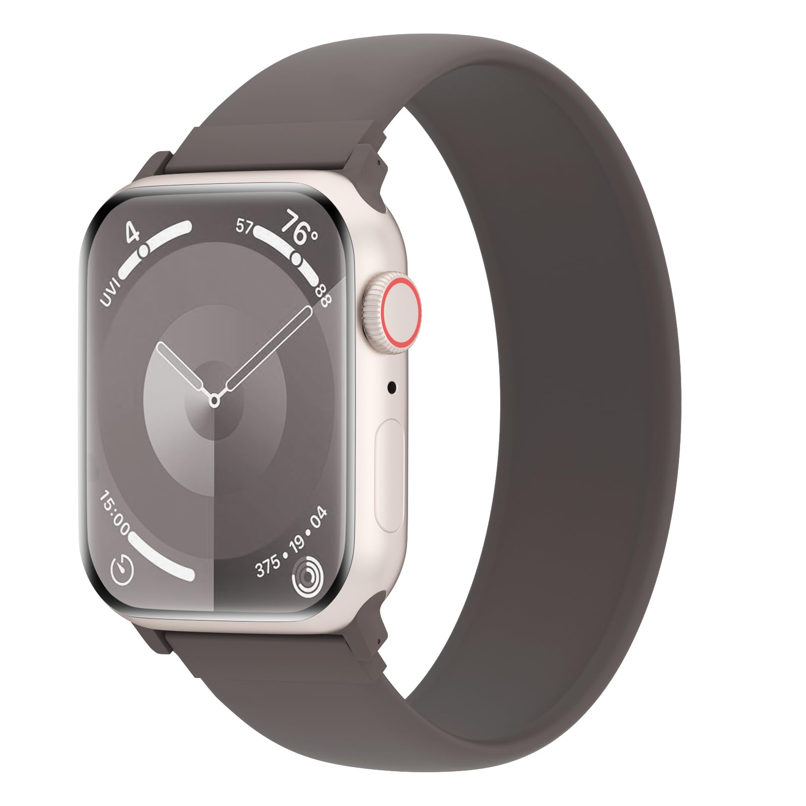 Photo 1 of Arctime Silicone Solo Loop Bands Compatible with Watch Band 38mm 40mm 41mm 42mm 44mm 45mm 46mm 49mm, Sport Stretchy Strap Soft Replacement Wristband for iWatch Ultra 3 2 1 Series 11 10 9 8 SE 7 6 5 4