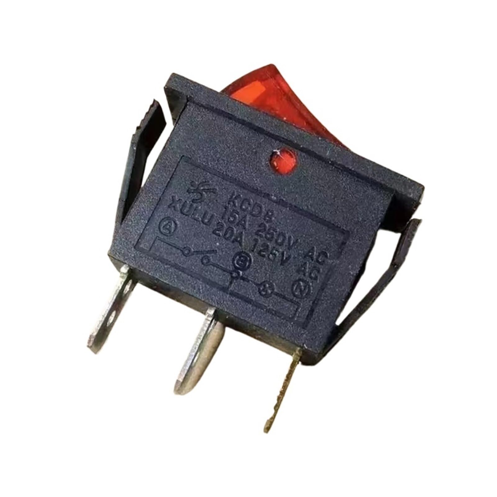 Interrupteur KCD8-211N 3 broches pour appareil ménager et outillage