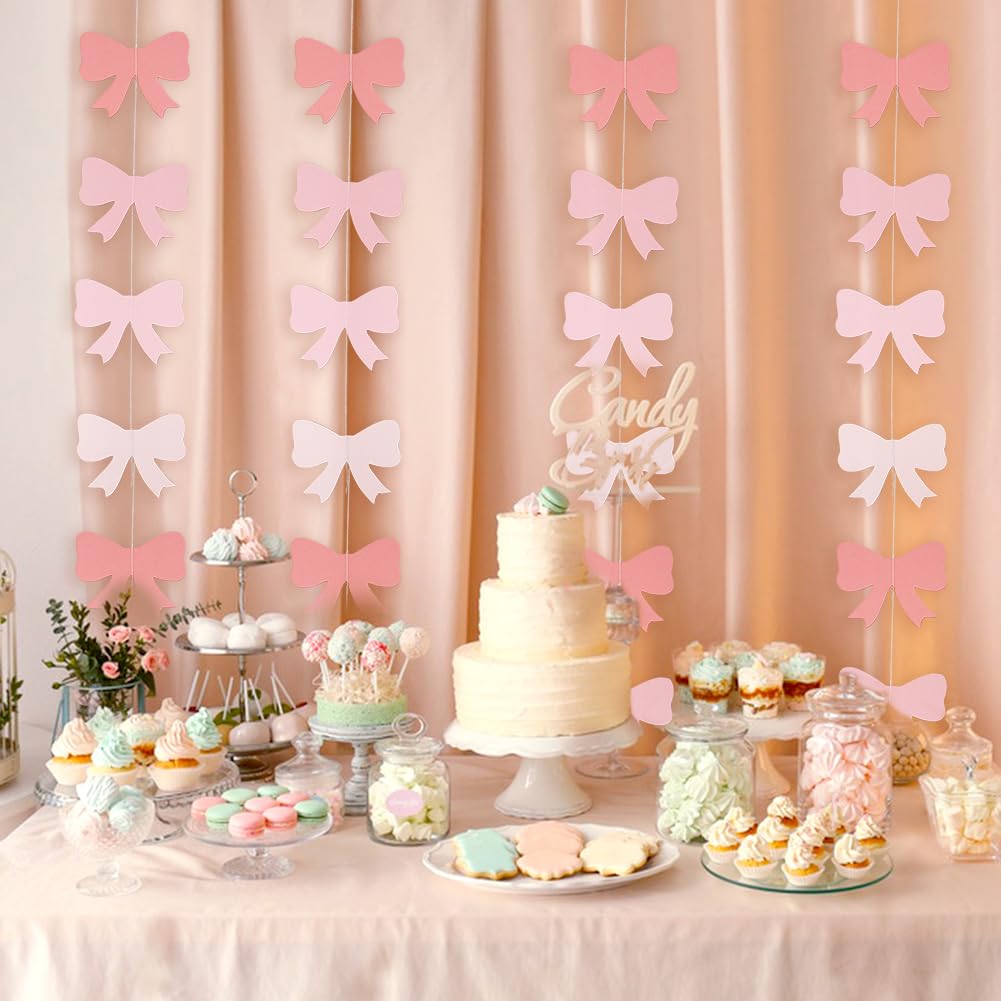 DICOSMETIC 8 piezas guirnalda de arco banderines arco decoraciones arco colgante banner papel recortes cinta guirnaldas dulce fiesta decoraciones colgantes para despedida de soltera regalos de boda