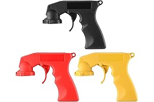 3 Piece Can Spray Handle - Instant Ergonomic Full Hand Grip Trigger Locking Sprayer