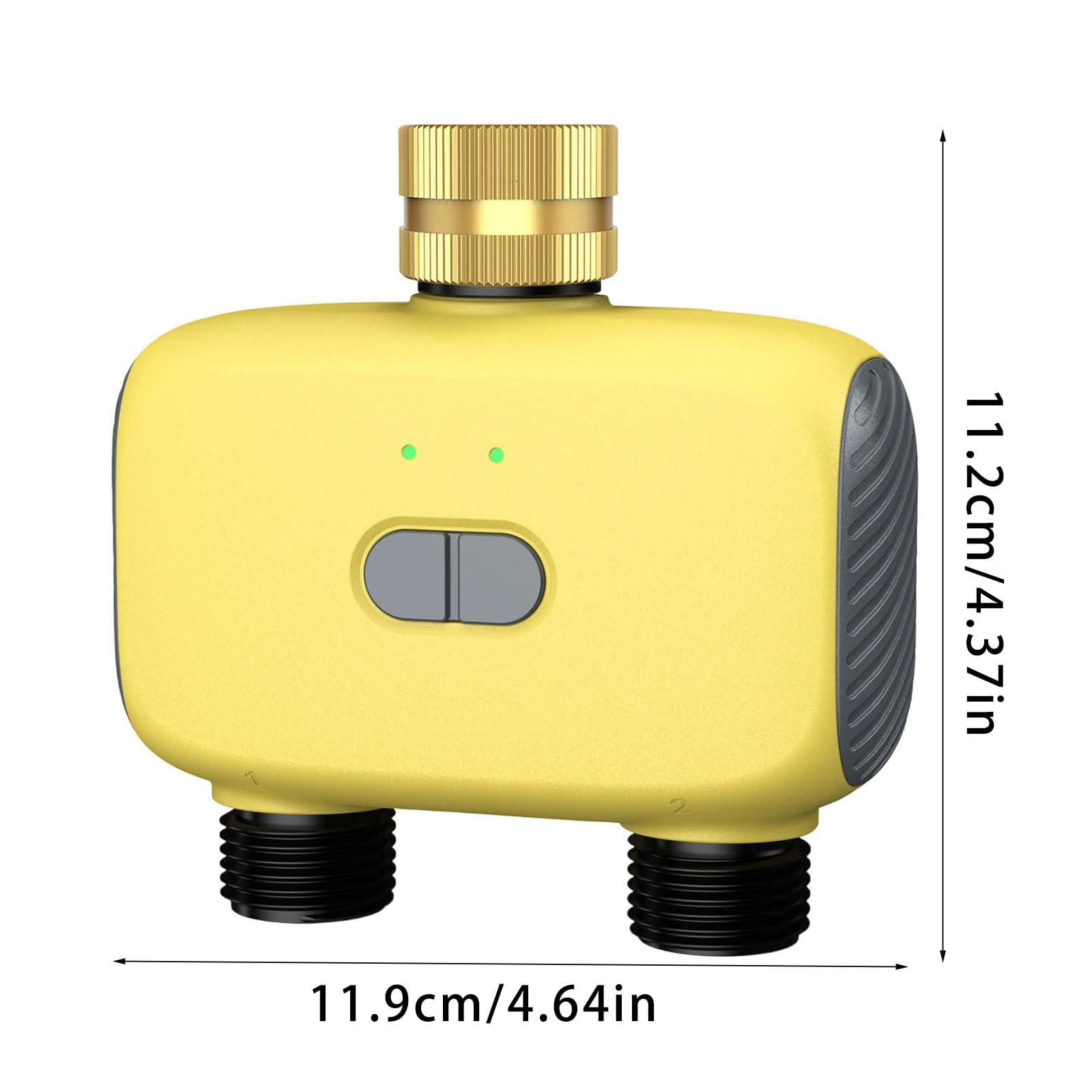 Timer automatico per irrigazione a prova di intemperie, per irrigazione efficiente dei prati da giardino con doppia uscita Controllo app Timer automatico per giardino esterno