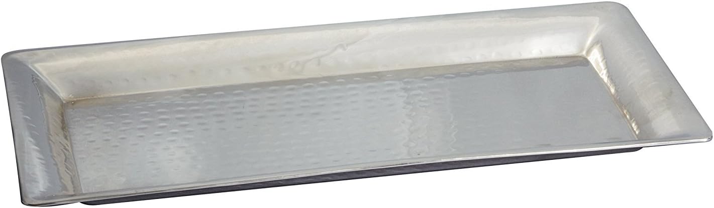 Elegance Small Rectangular Tray Hammered