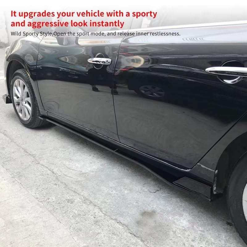 Alerón delantero negro mate para Sylphy y Sentra 2016-2022 que protege tu parachoques 2