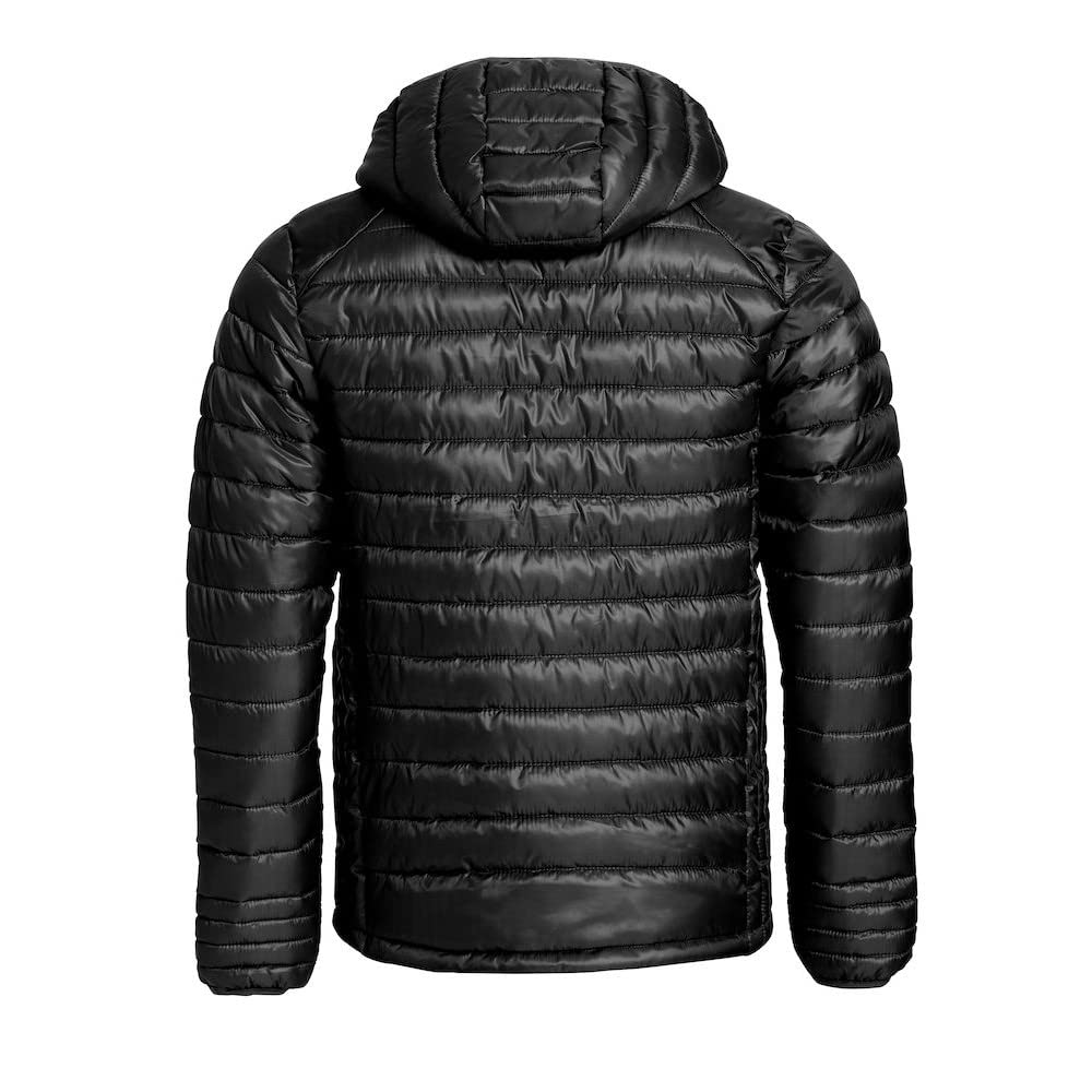 CLIQUE - Hudson Herren Daunenjacke aus Polyester, weich, ultraleicht, abnehmbare Kapuze, Herbst, Winter, für Trekking, Wandern, Reisen, Berge