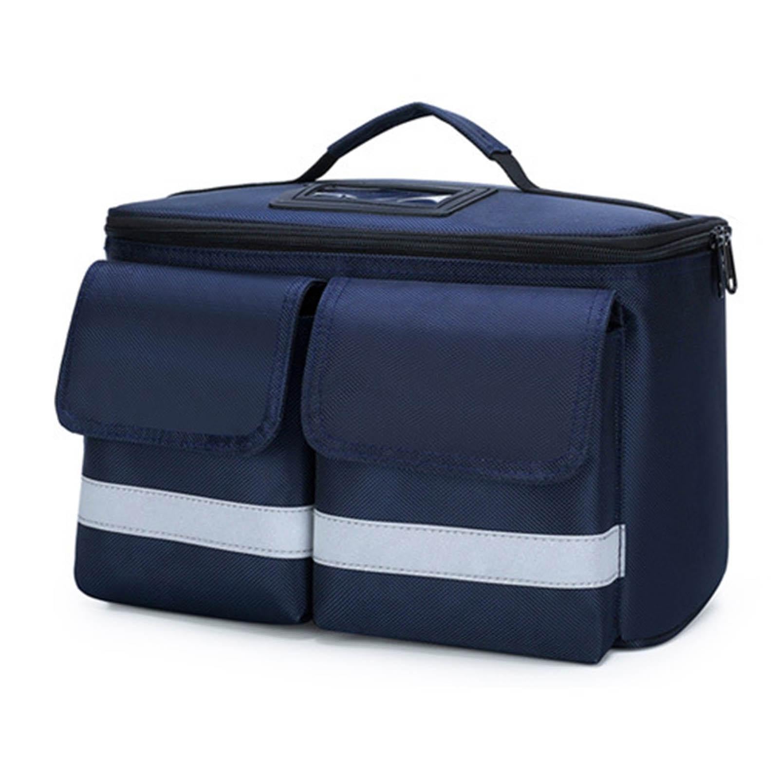 Borsa di soccorso impermeabile, borsa,blu scuro,32x19x18cm | organizer, grande capacità, per esigenze di viaggio in famiglia, Smooth Z, custodia per kit di soccorso per la famiglia,