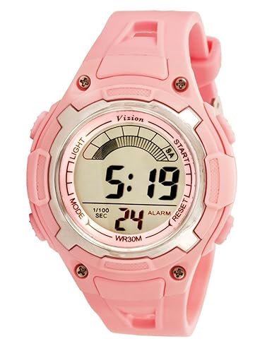 Vizion Digital Multi-color Dial Sports-Alarm-BackLight Watch For Kids-W-8529019-3