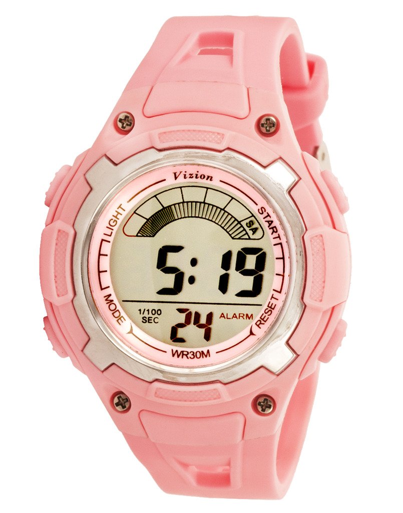 Vizion Digital Multi-Color Dial Sports-Alarm-Backlight Watch for Kids-W-8529019-3 (B01MZB1RFO) Amazon Price History, Amazon Price Tracker