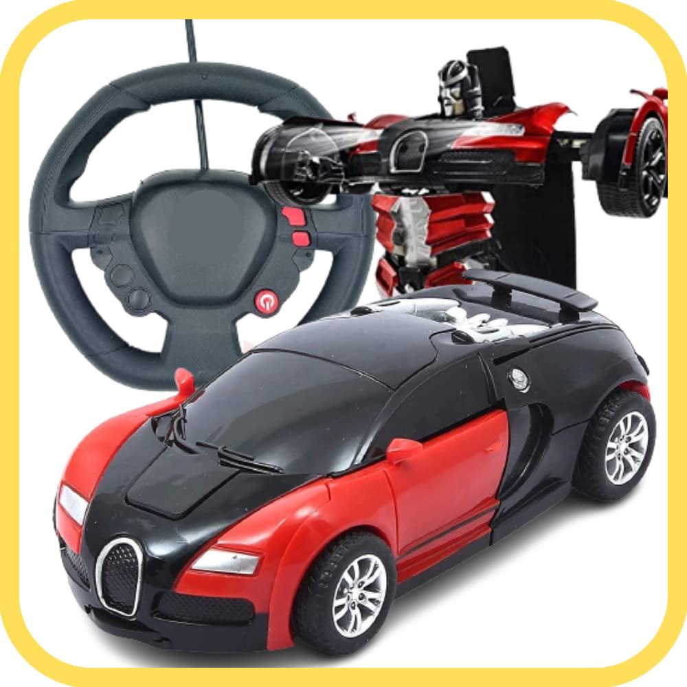 Buy VRION Toy Robot CAR with Steering Remote Control Robot Deformation