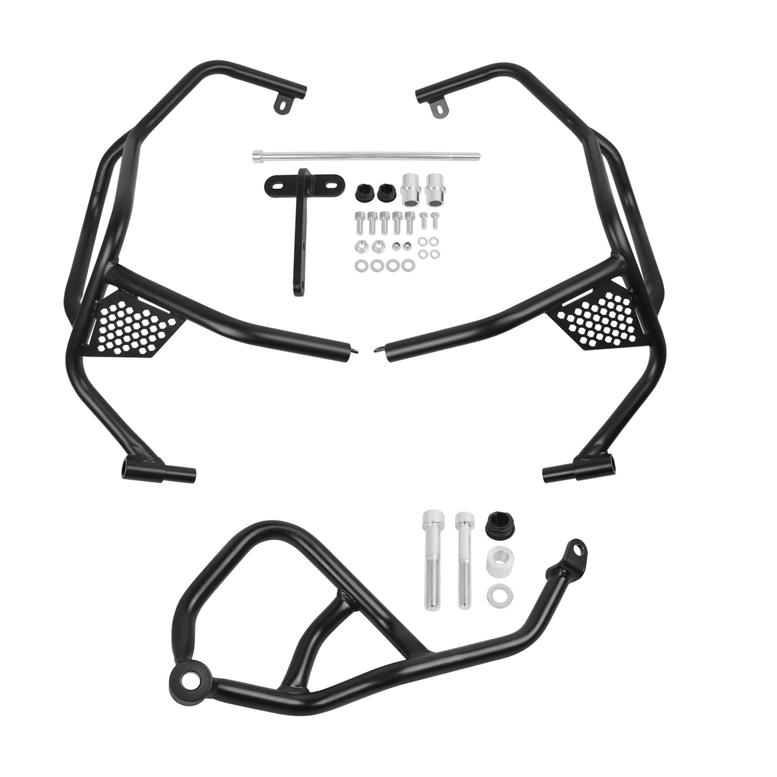para Desert X para 2022-2024 Motocicleta Crash Tank Bars Protector De Motor Barra Protectora Bomba Agua Bumper Protección Cuadro Bloque Decorativo Parachoques