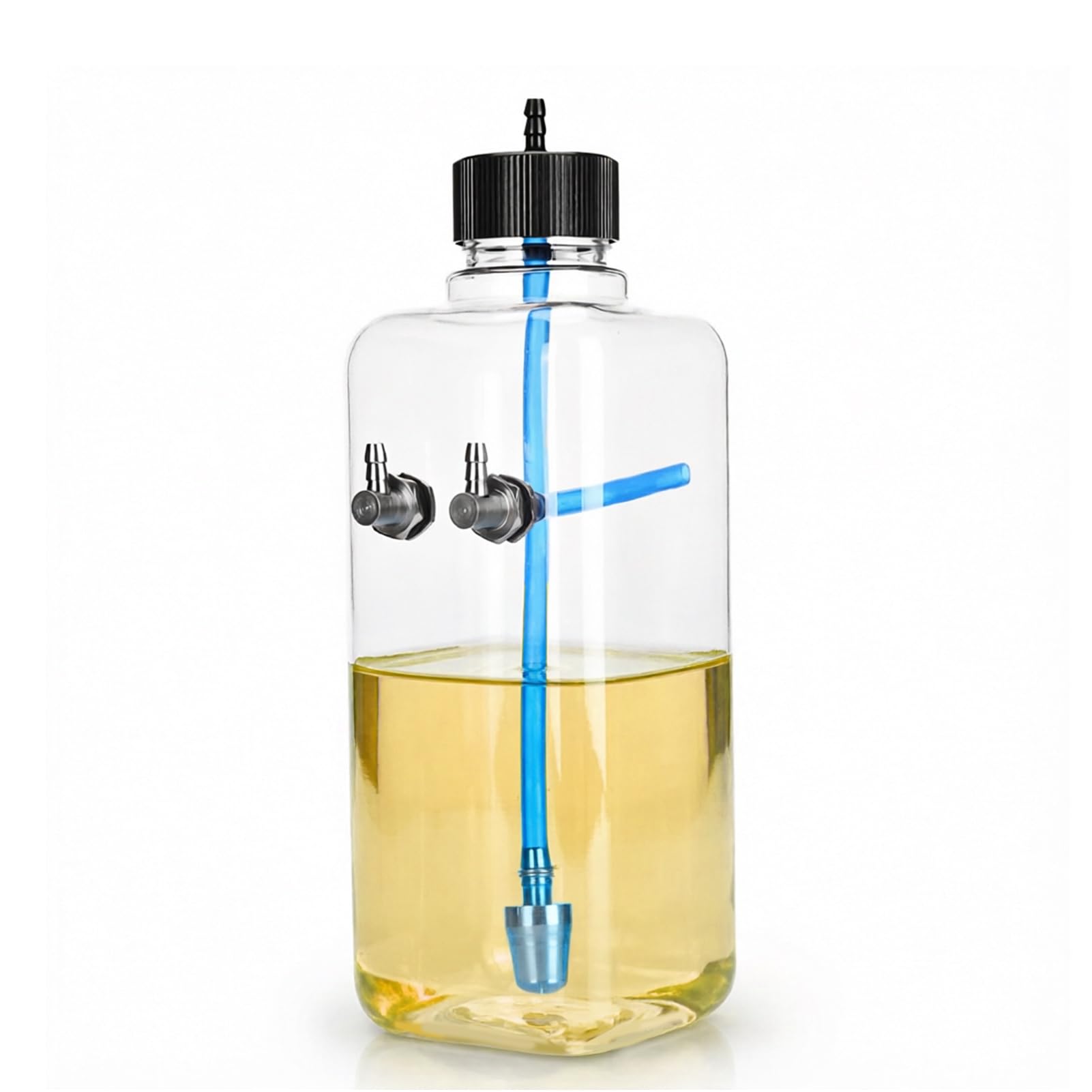 RC Plane Fuel Tank, Transparent Plastic Engine Gasoline Gas Fuel Bottle Tank Parts Remote Control Model Accessories for RC Airplane Aircraft (500ml)