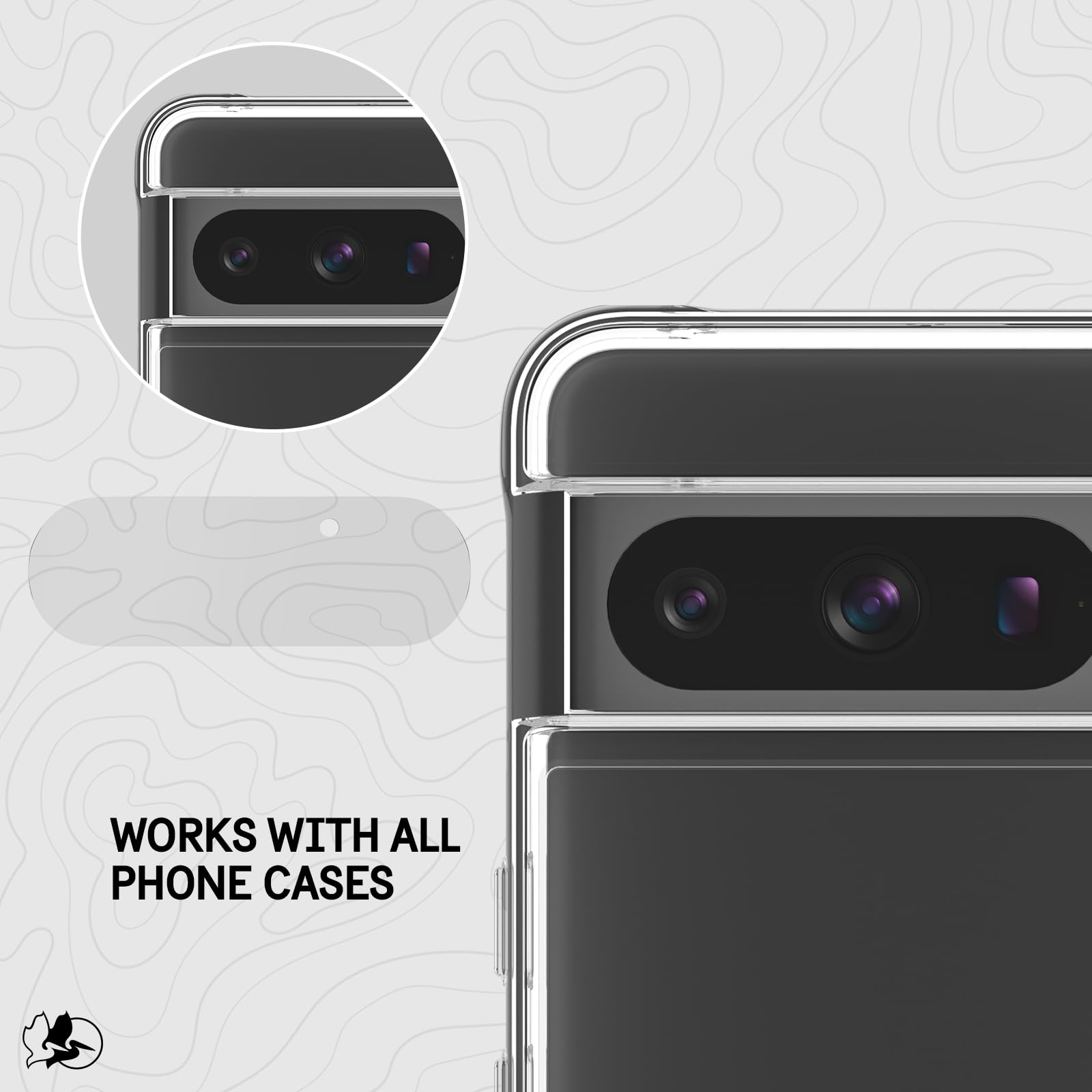 SKMY For Pixel 8 Pro Case,with Screen Protectors And Camera Cover,[Military Grade] 16ft.Drop Tested Cover With Magnetic Kickstand Protective Case For Pixel 8 Pro, Blue - View #7