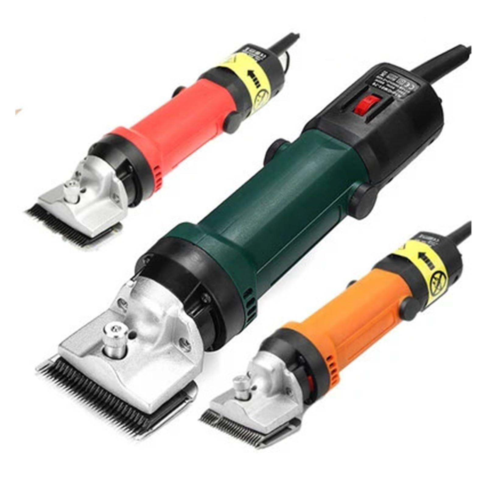 Esquiladora eléctrica eficiente de 690 W con 6 velocidades for ovejas, cabras y caballos, tijeras agrícolas, cortadora de lana Uso múltiple(BLACK)