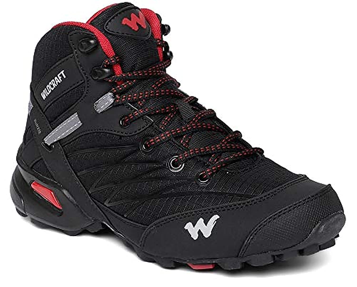 Wildcraft Mens RuNX TR Hugo Black_Red Trekking&Hiking Shoes (51657) - 11 UK/India (45 EU) (12 US) (B07QLC7RN5) Amazon Price History, Amazon Price Tracker