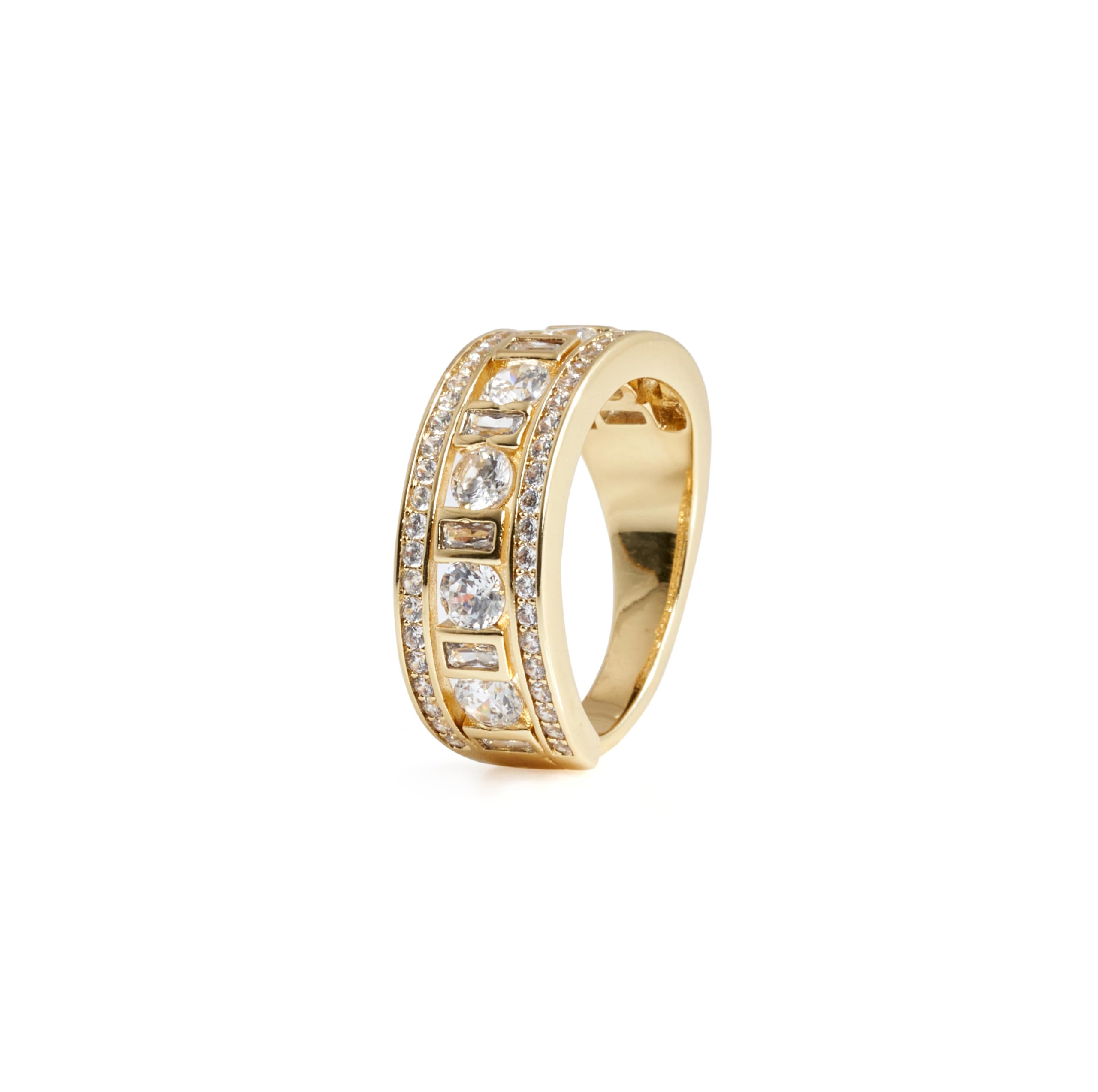 Luxurious Designer Band Adjustable Finger Ring | Full Eternity Style Sparkle Ring | Jewelry for & Gifting-image-37