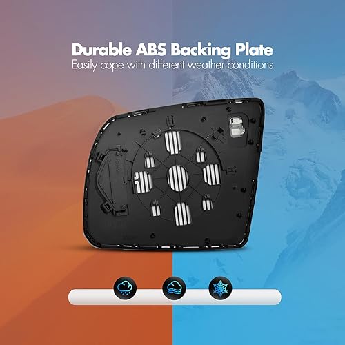 Miniatura 5 de SNEMEEY Compatible with Tundra Tow Mirrors, Passenger Right Side Mirror Replacement for 2011-2017 Tundra Chrome Mirror, 2011-2016 Toyota Sequoia