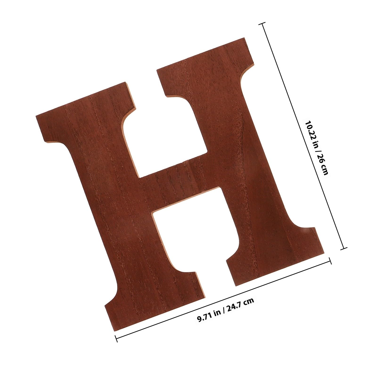 Dekorativer Home Buchstaben Holzkranz als Wandanhänger, 1 Satz
