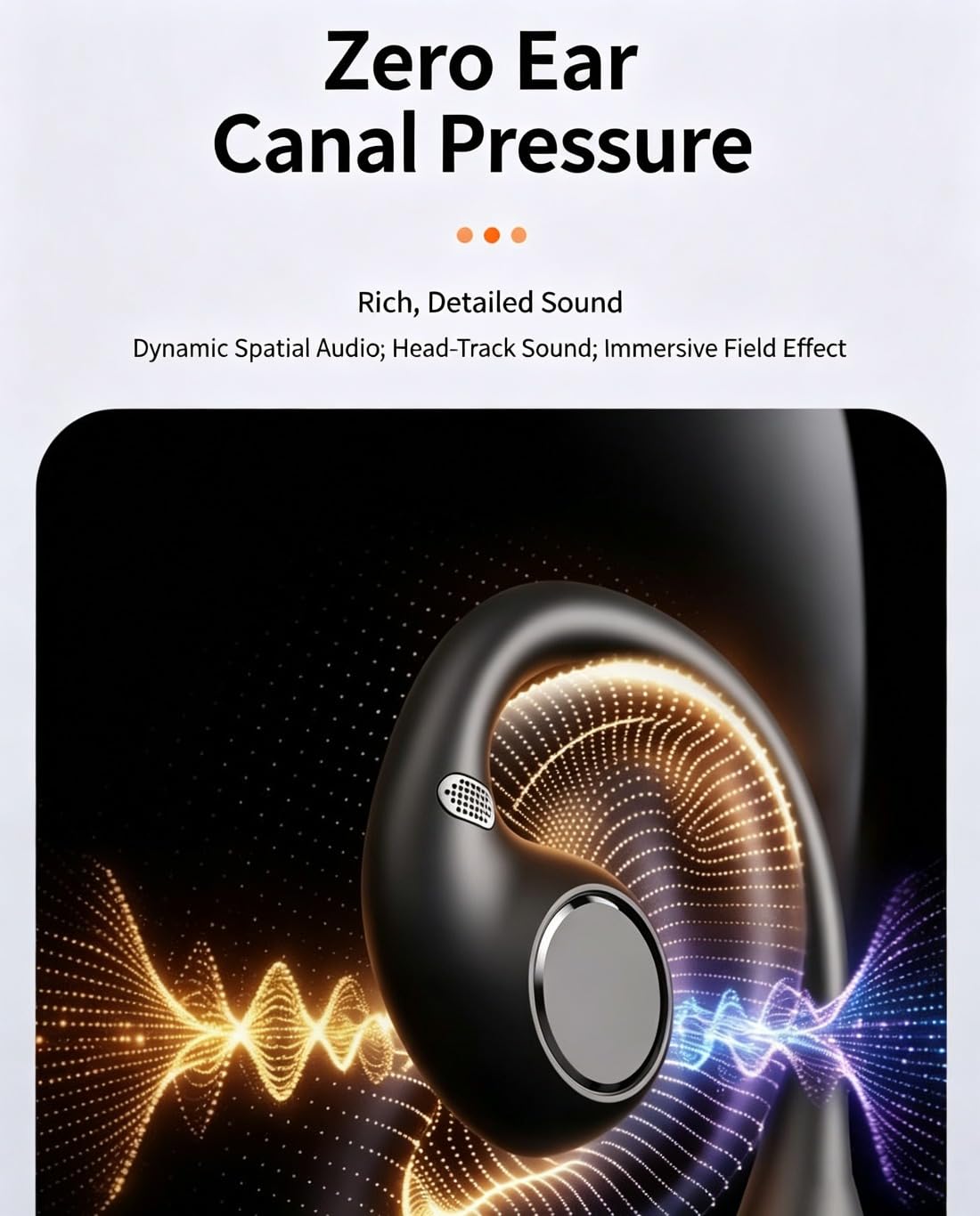 Auriculares Abiertos con Cámara Inteligente De 8 MP (Blanco)
