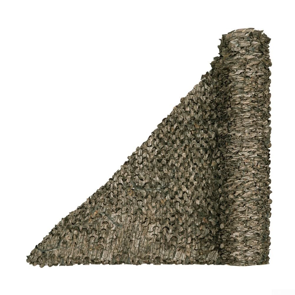 Red de camuflaje impermeable para caza de patos, barco, refugio, toldo de jardín y observación de aves, ligera, transpirable, 1 5 m de ancho (1,5 x 8 m)