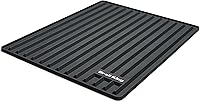 Vista 2 de Broil King 60007 - Alfombrilla de silicona para estante lateral, diseño magnético, color negro