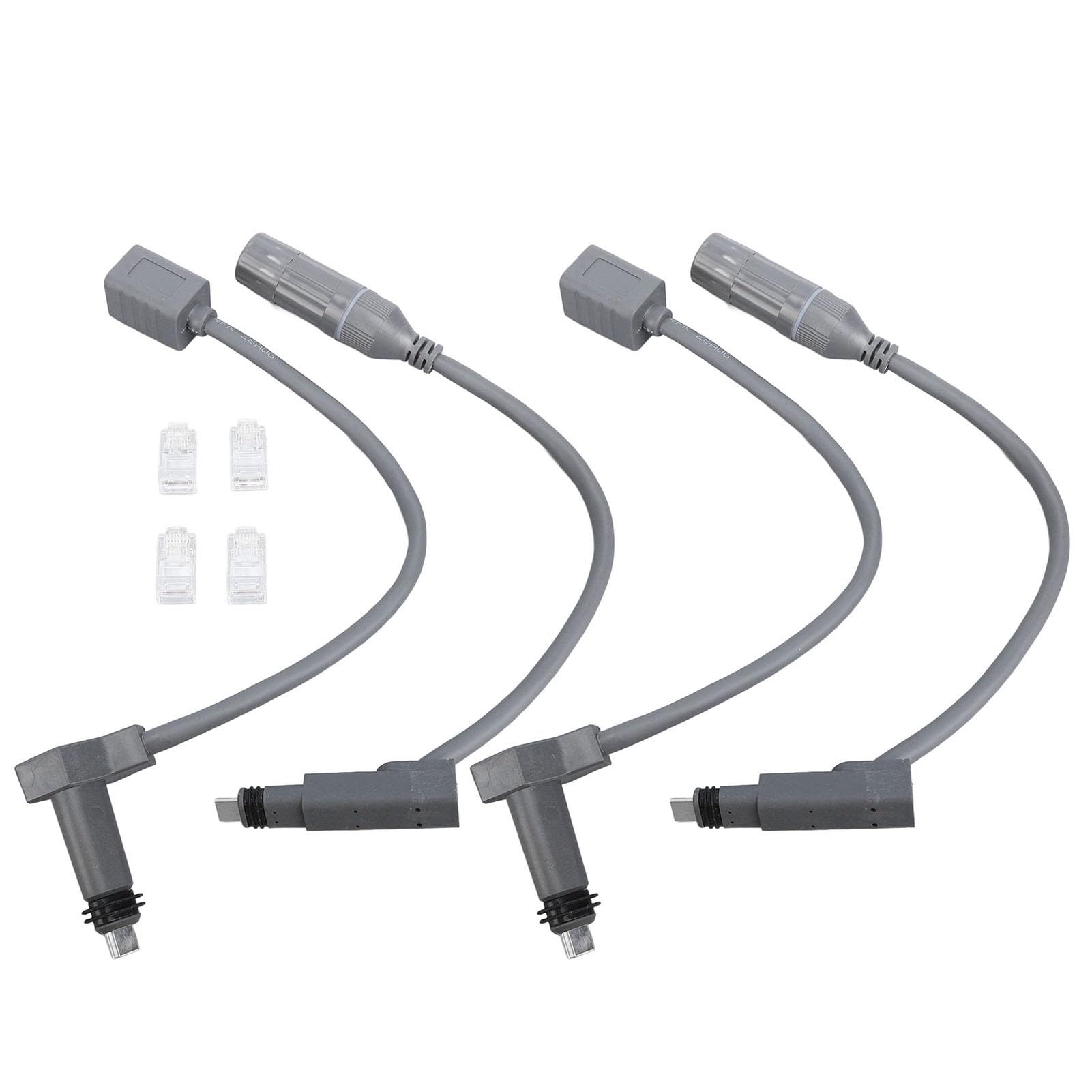 Hidyliu Cable Adaptador SPX a Conector RJ45, Conector Impermeable de 1200Mbps para Uso en Interiores y Exteriores, Paquete de 4