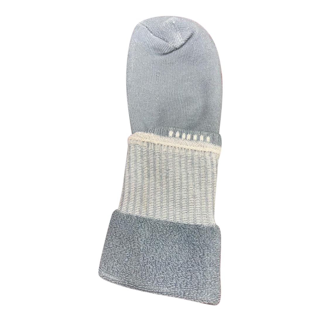 MUKHAKSH (Pack of 2 Pairs = 4 Socks Girls Cotton Terry Running Sports Athletics Cricket Badminton Basketball Football Tennis Yoga Soccer Cycling Camping & Hiking Grey Calf Length Socks 1
