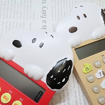Amazon.co.jp: ティーズファクトリー スヌーピー マスコット電卓