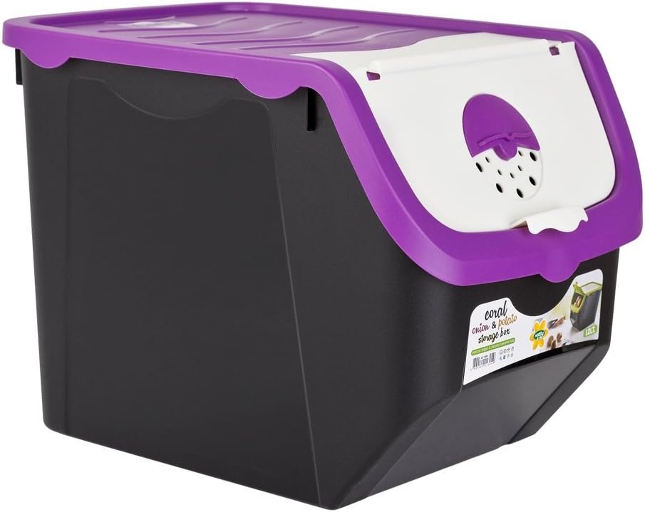 12-Litre Potato and Onion Box, Purple