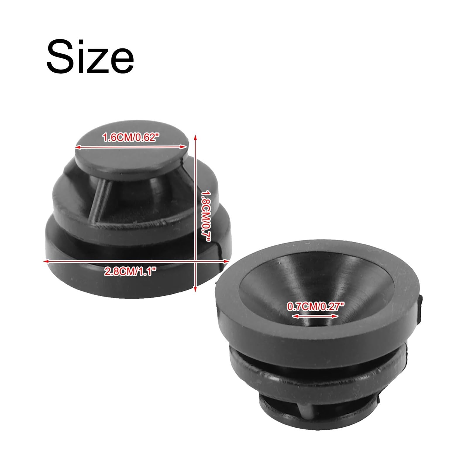 Amazon.co.jp: 1/2/4 個エンジンカバートリムラバーマウント