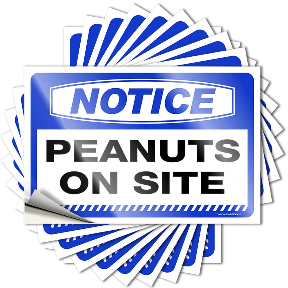 Fzfn Colour Decals Coastal, Long Hat Notice Peanuts On Site | Farmhouse Front Porch Decor(6X9cm)