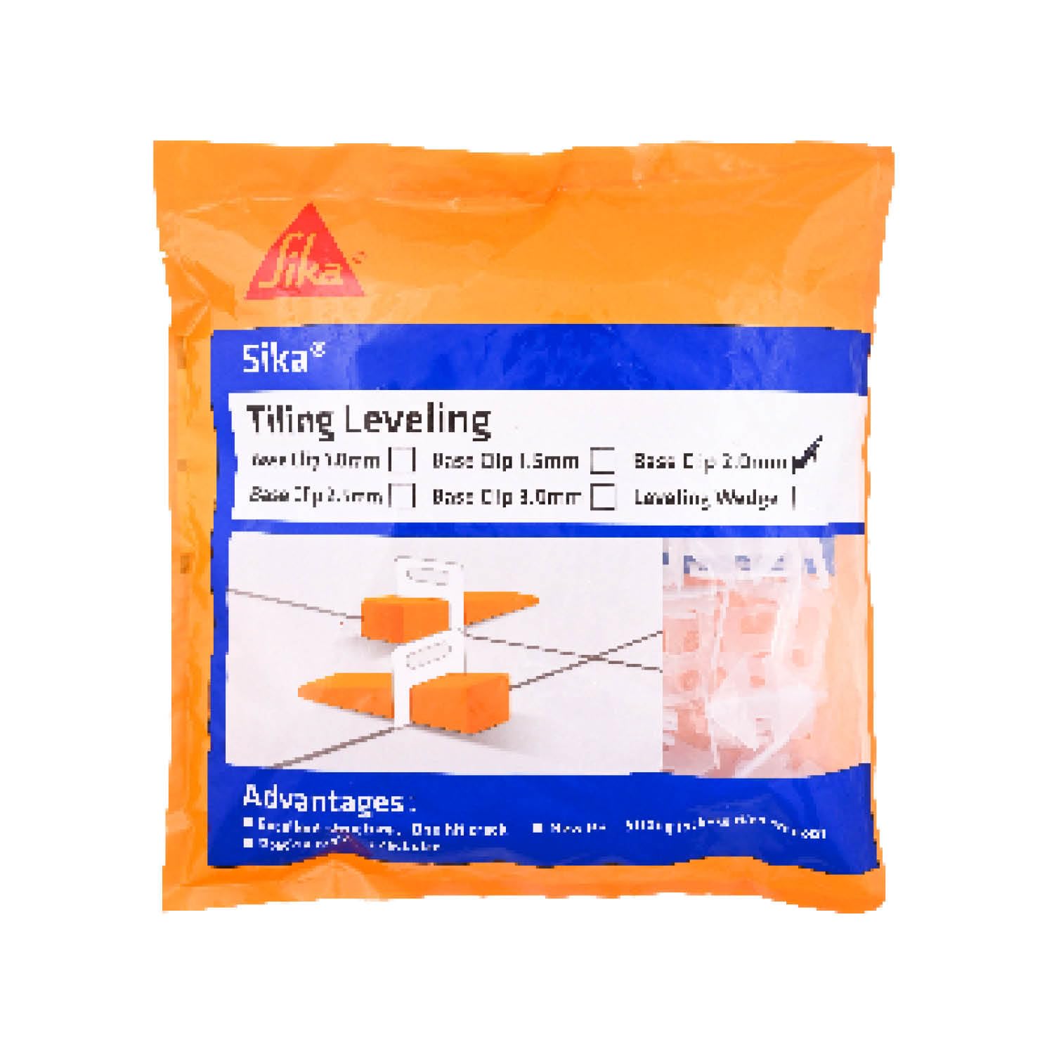 SIKA β Tile spacers β SikaCross Tile Spacer 2.0 mm β Maintain Uniform Joints During Tile Installation β for Floors and Walls β Easy to use β White