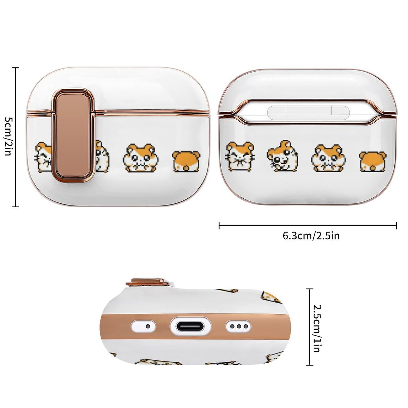 Amazon | AirPods Pro 2 第2世代 専用 カバー とっとこハム太郎