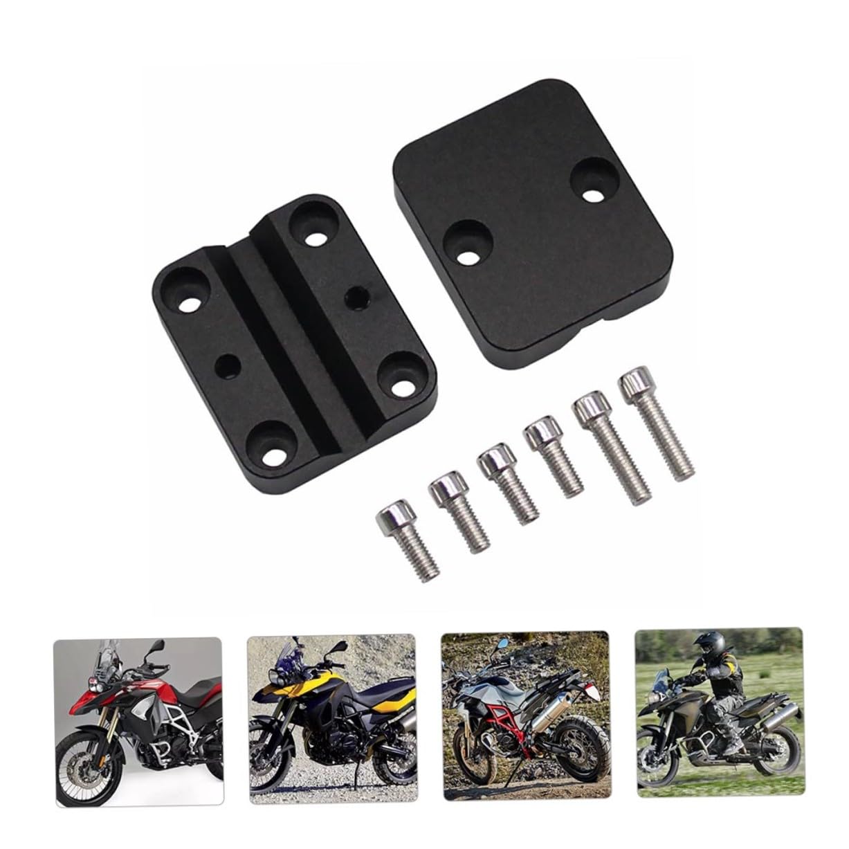 ABOOFAN Support GPS Moto avec Fixation Guidon Porte Téléphone Portable Sécurisé pour Pilotes Compatible RGS et Installation Facile et Stable