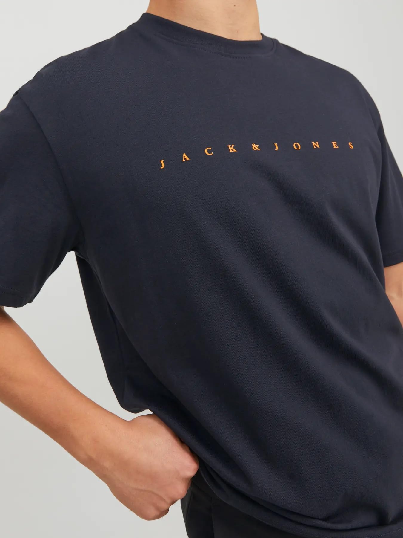 JACK & JONES Camiseta para Hombre con Logo, L