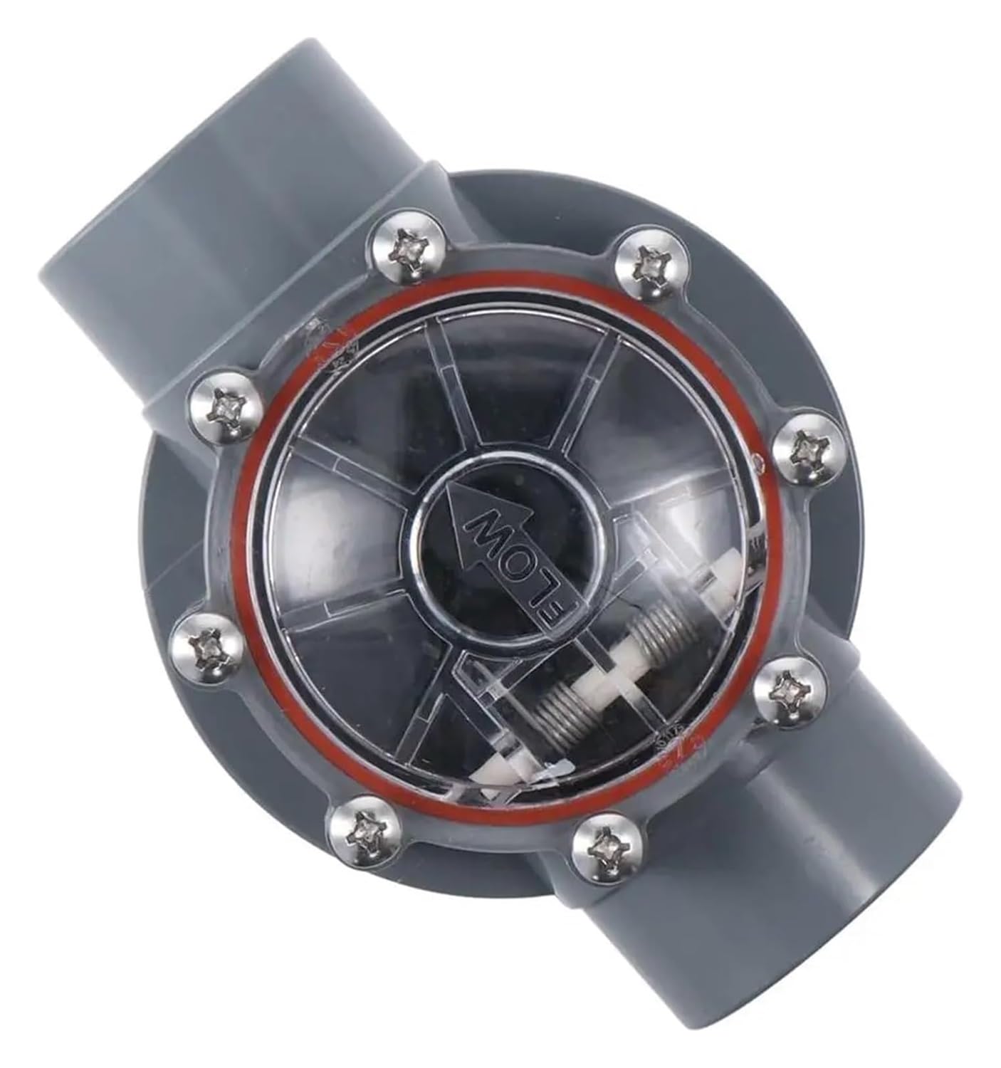 Zawór zwrotny do hydrauliki basenowej, materiał CPVC, pasuje do przedniej pompy i systemów filtrujących, idealny do wydajnej kontroli przepływu wody