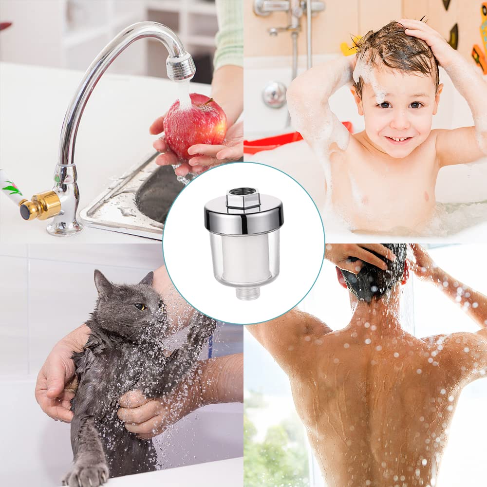 Filtro Per Doccia Con 6 Ricambi - Depuratore Acqua Anticalcare E Cloro - Migliora Pelle E Capelli - Facile Installazione - Foto 6