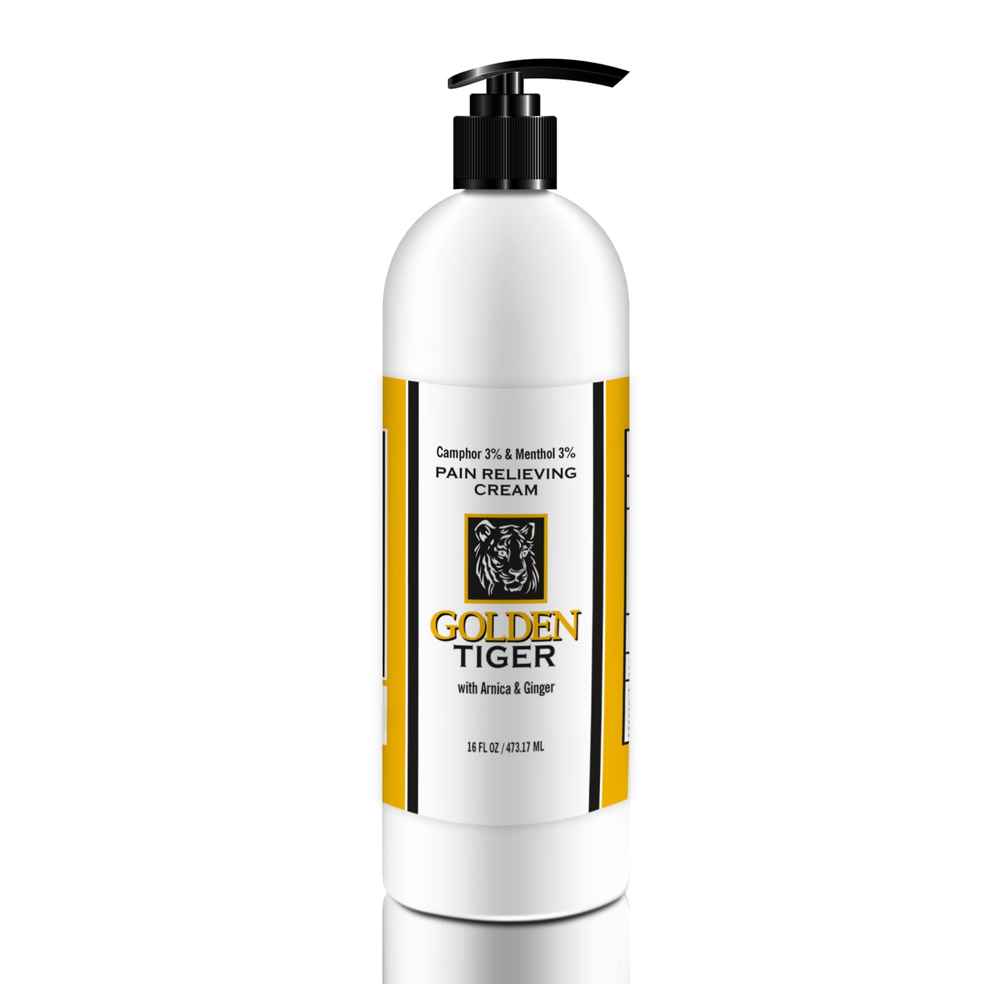 Golden Tiger Pain Relief Cream 16oz Pump